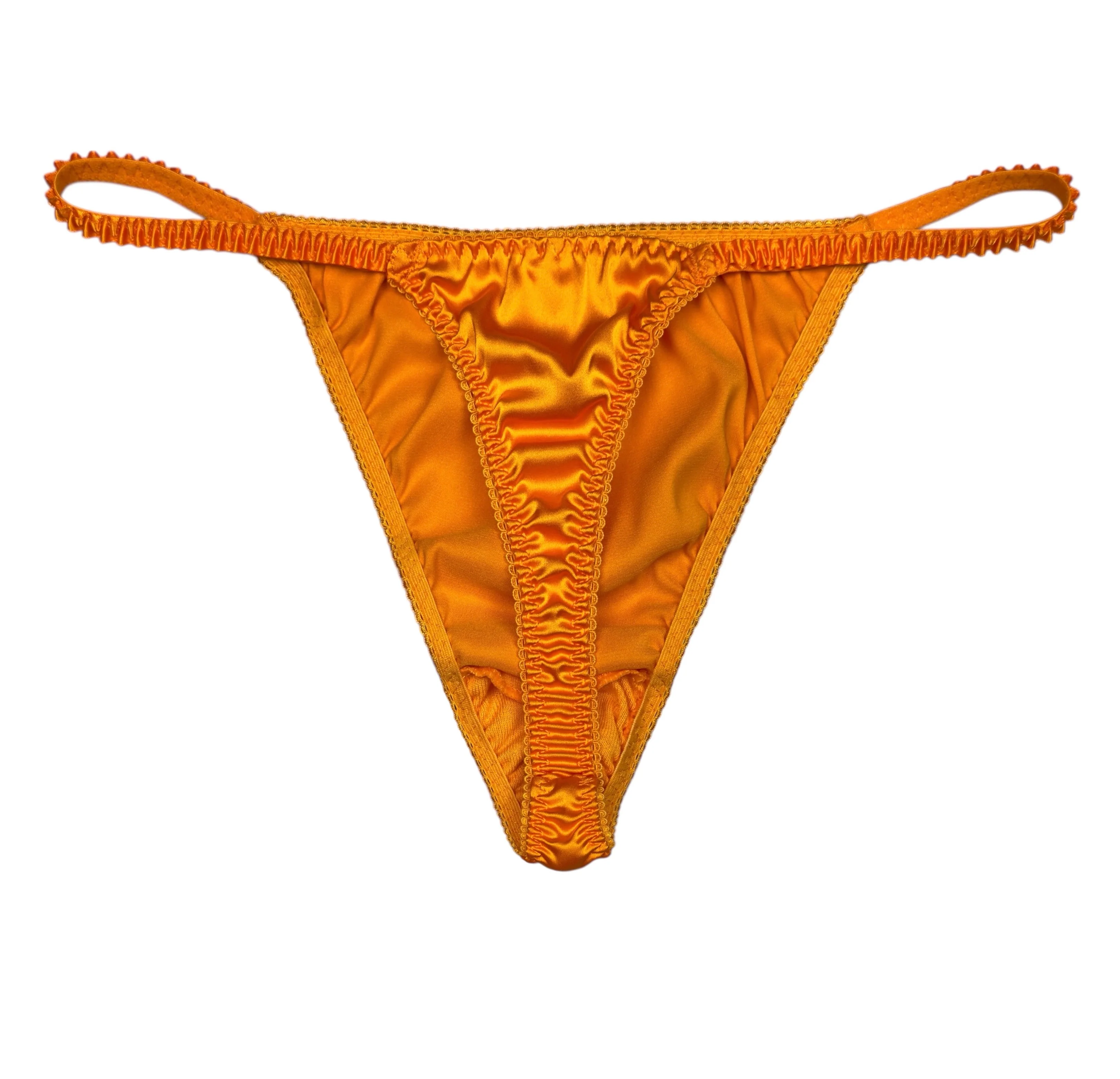 Classic Satin String Thong - Image 3
