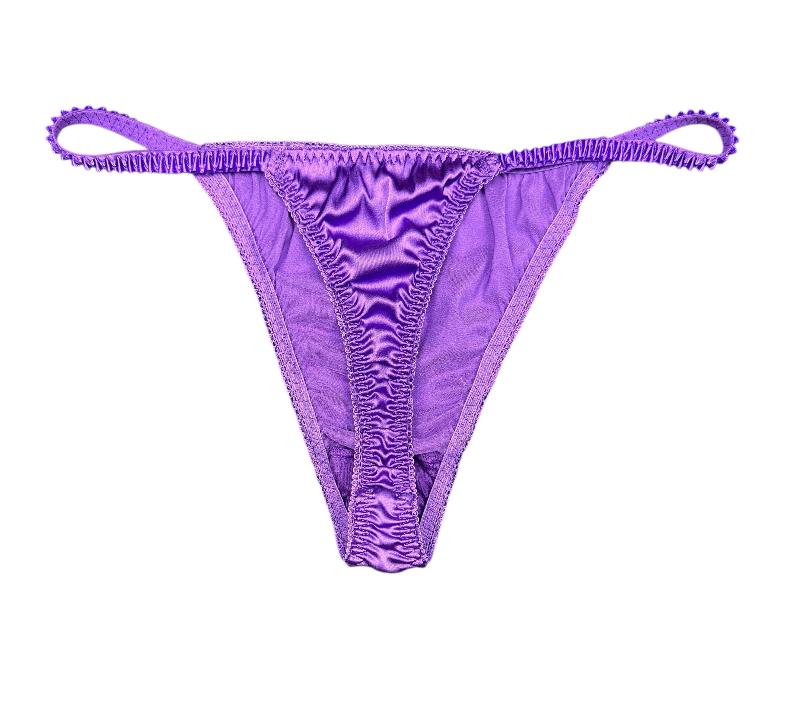 Classic Satin String Thong - Image 4