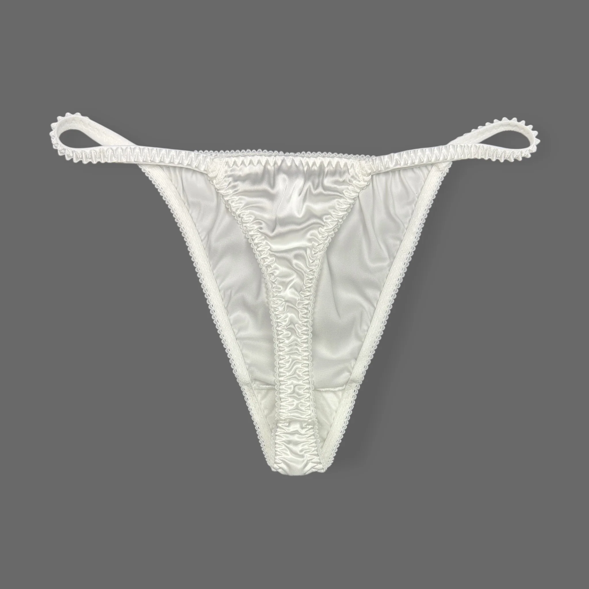 Classic Satin String Thong - Image 2