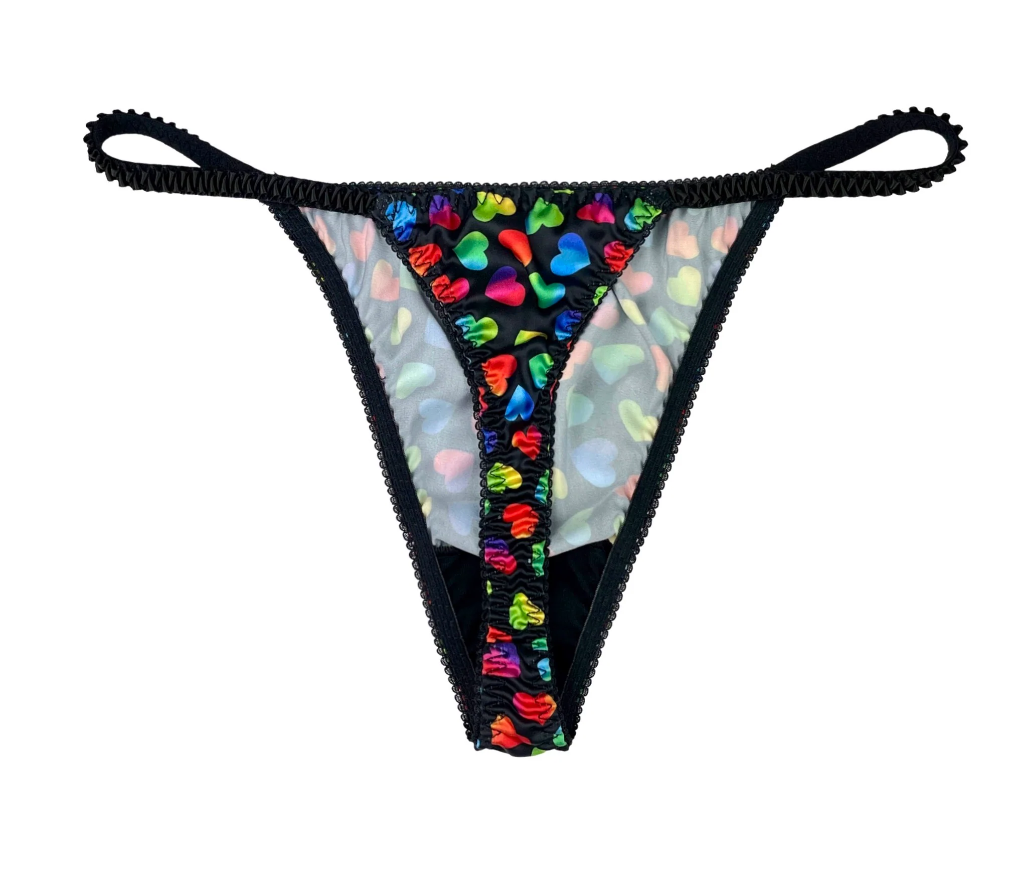 Classic Satin String Thong - Image 4