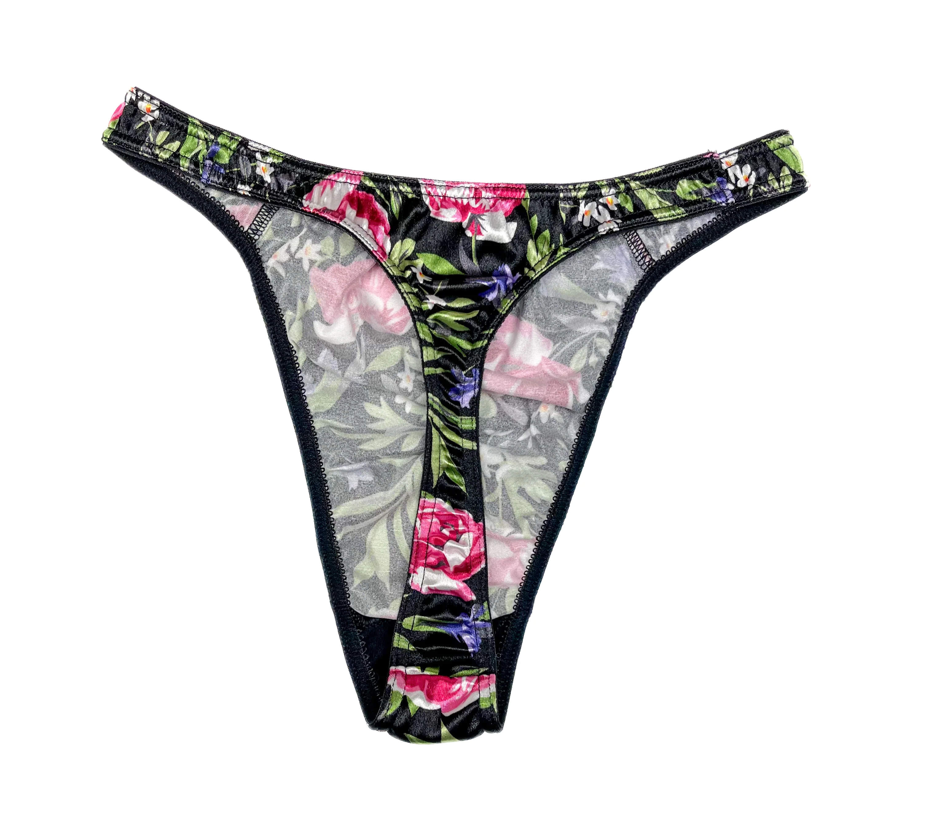 Second Skin Satin Thong - Image 2