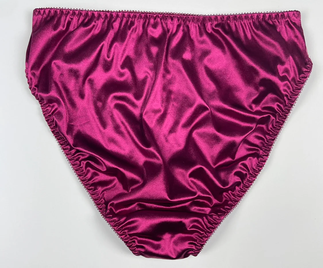 Mesh Accents Satin Panty - Image 3