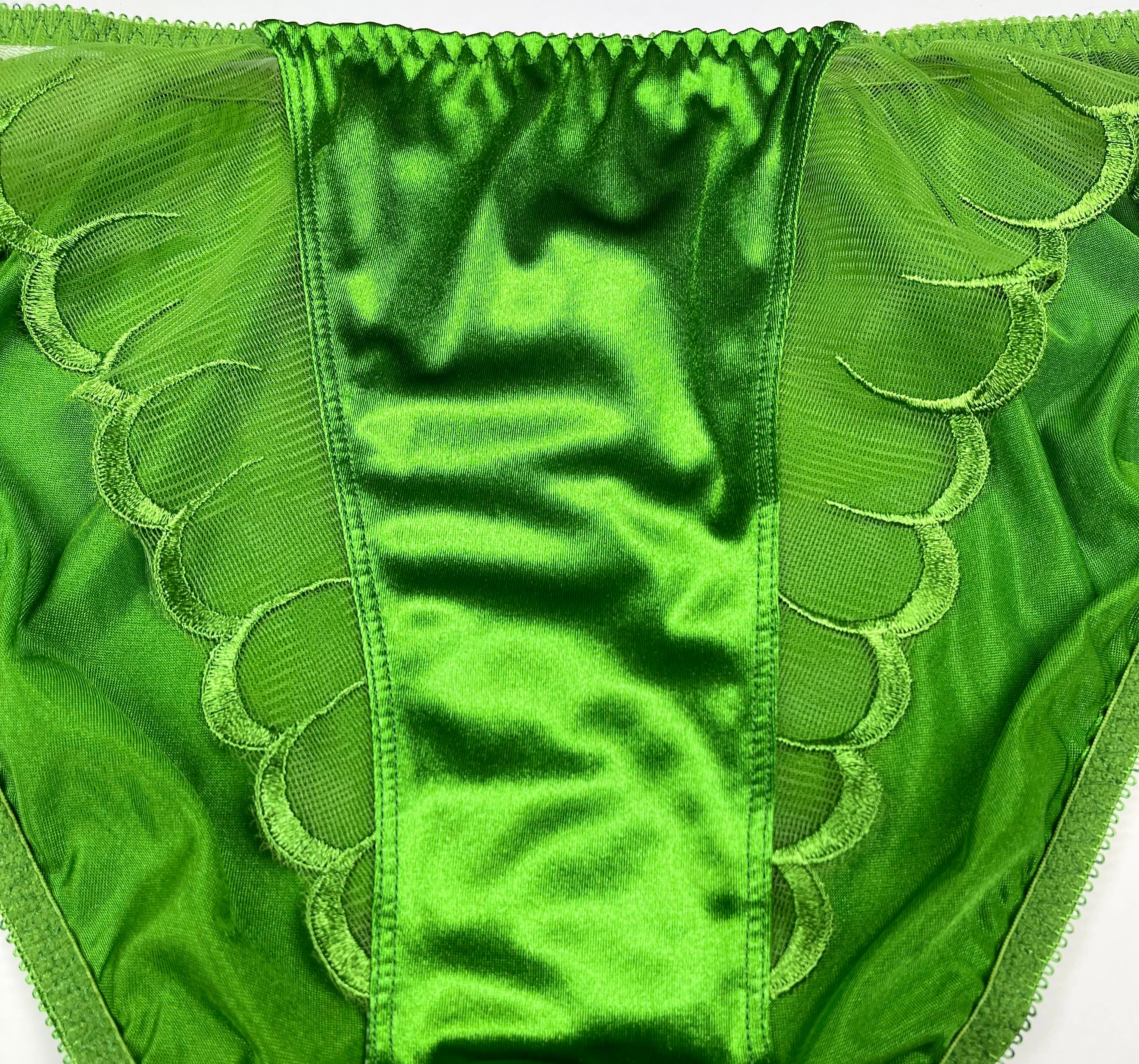 Mesh Accents Satin Panty - Image 4