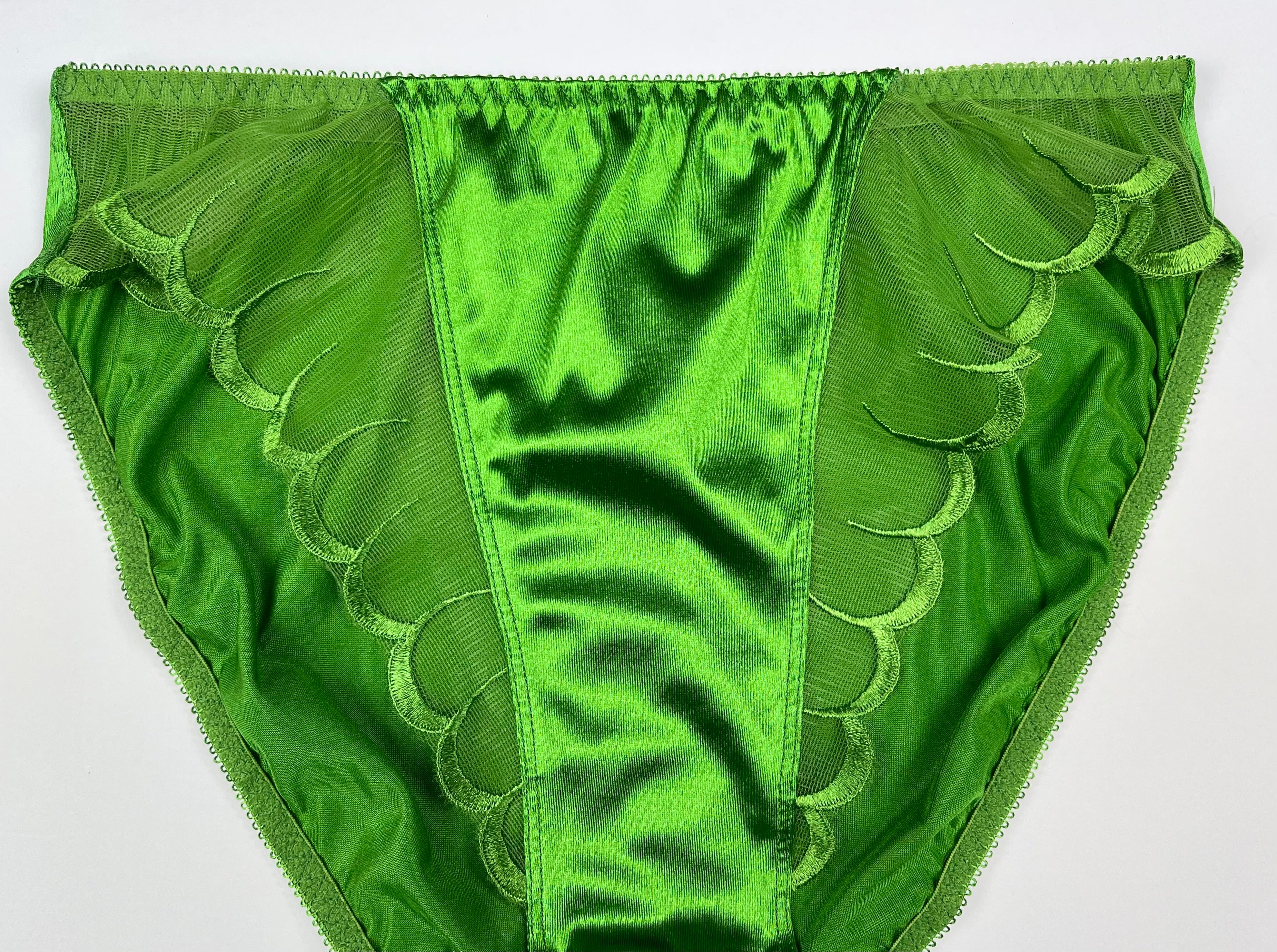 Mesh Accents Satin Panty - Image 5