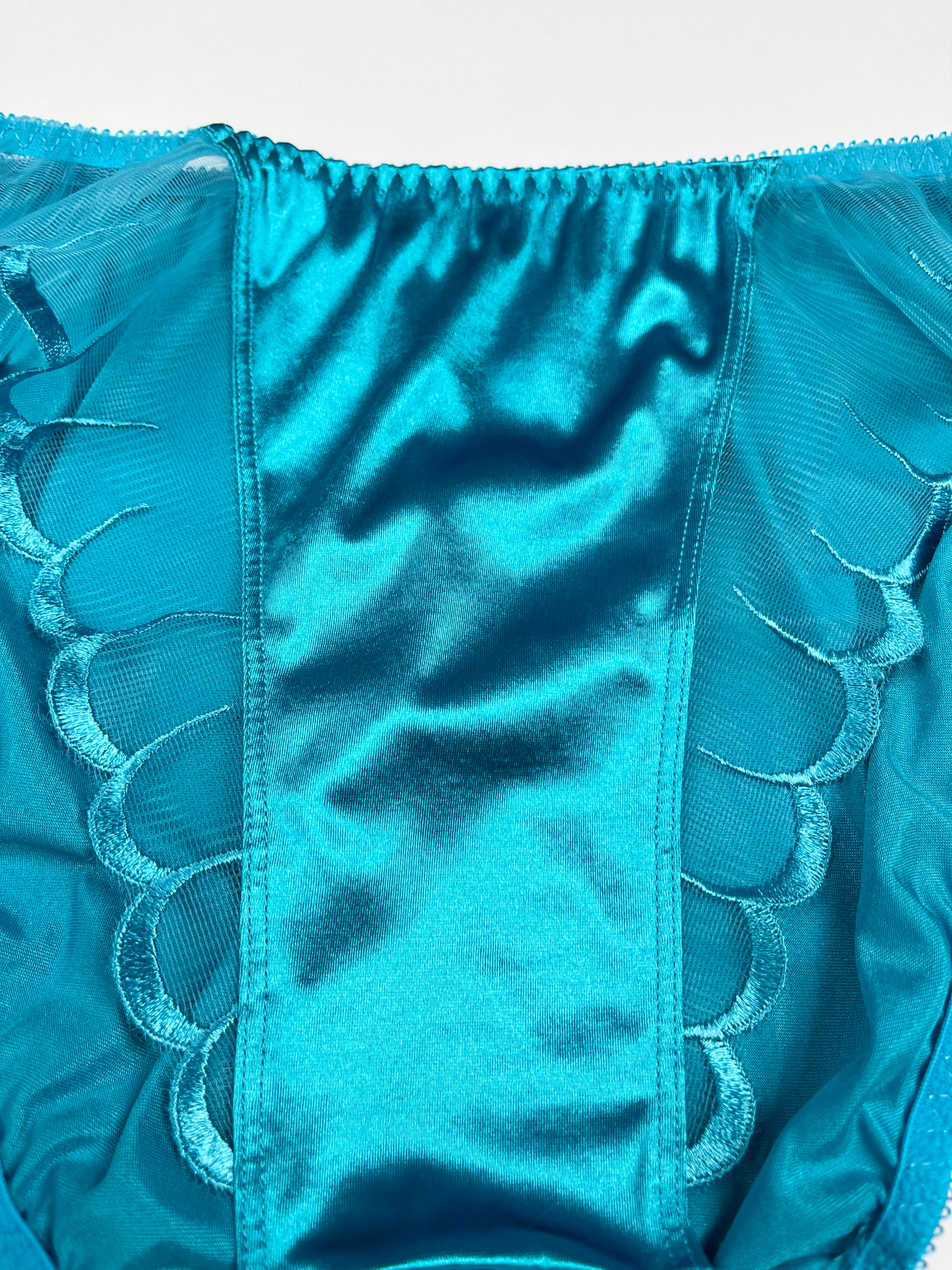 Mesh Accents Satin Panty - Image 3