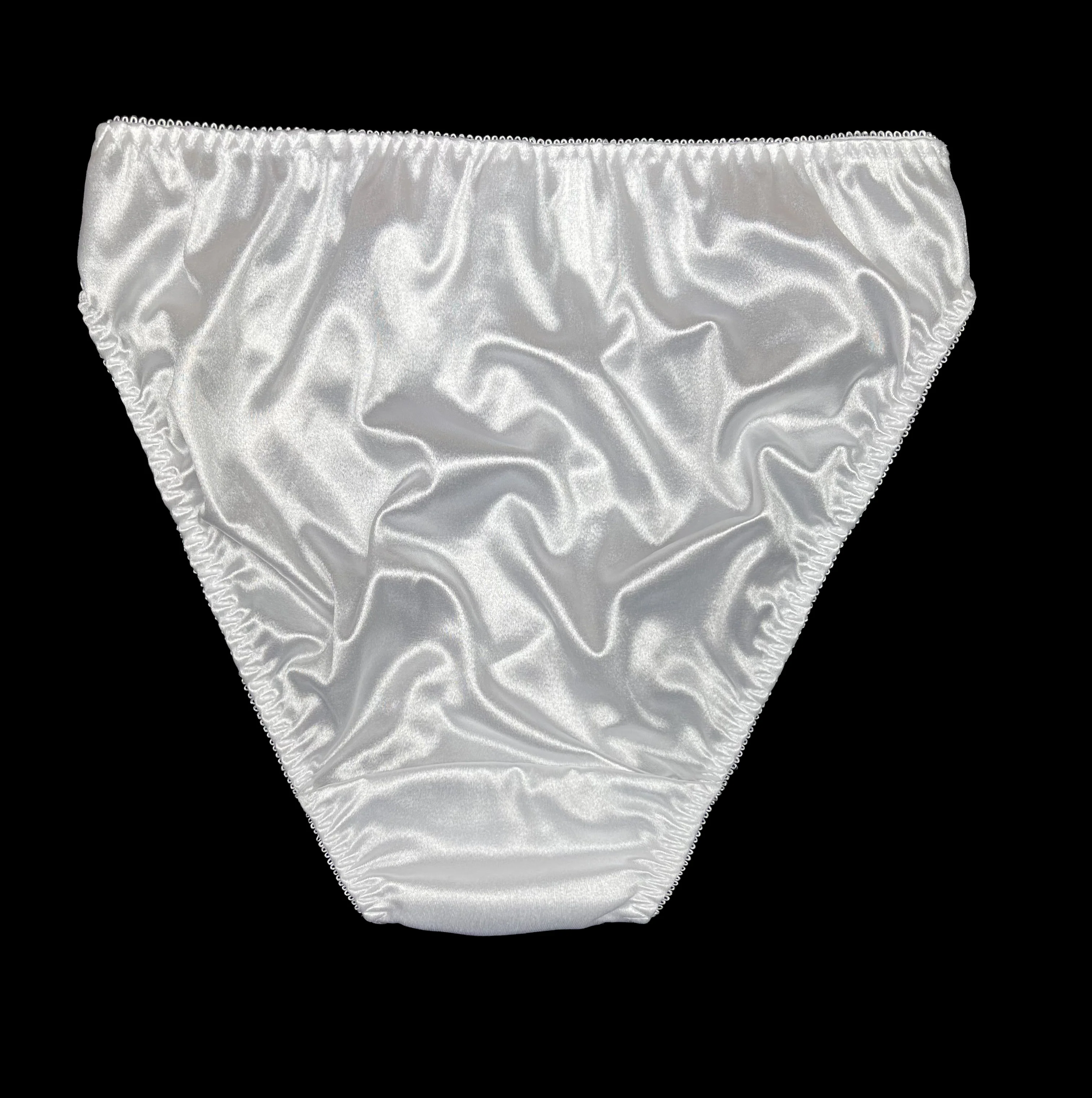 Mesh Accents Satin Panty - Image 2