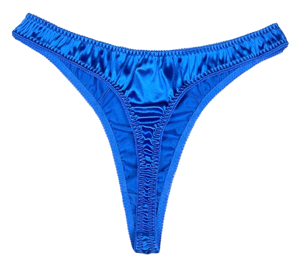 Retro Satin Thong - Image 2