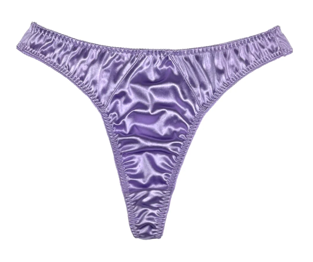 Retro Satin Thong - Image 2