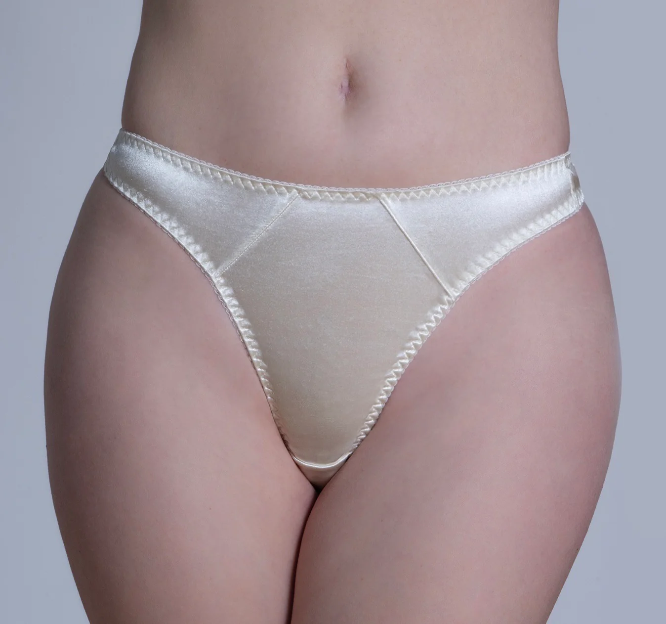 Retro Satin Thong - Image 2