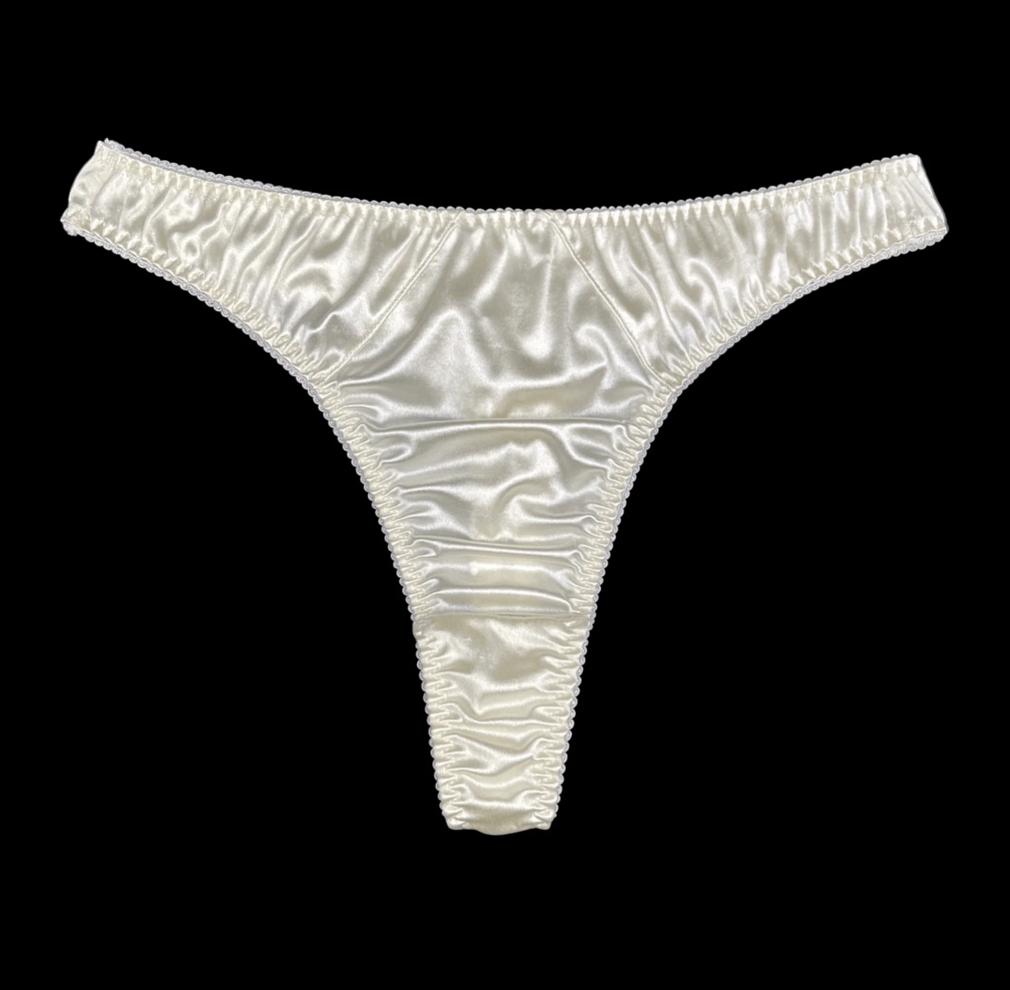 Retro Satin Thong - Image 3