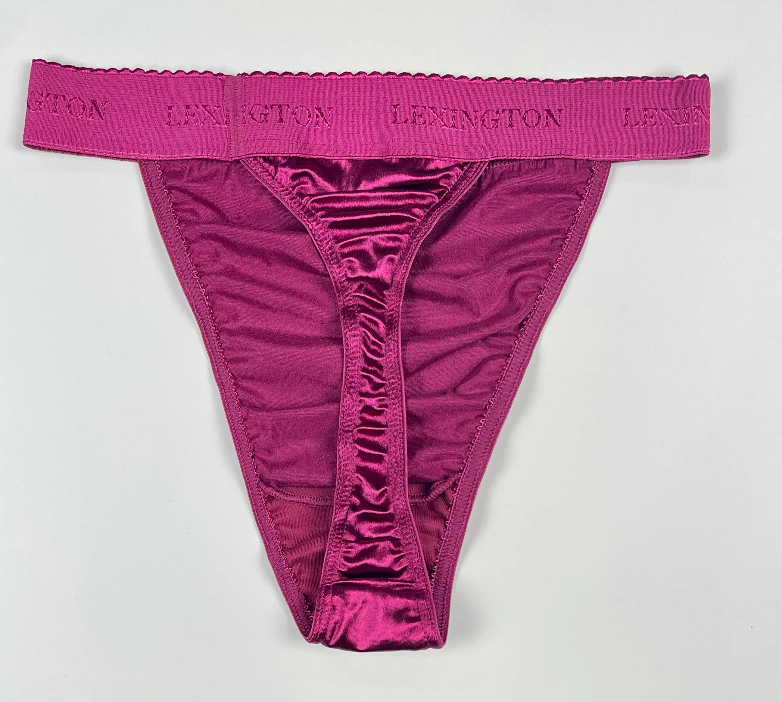 Rio Signature Waistband Satin Thong - Image 2