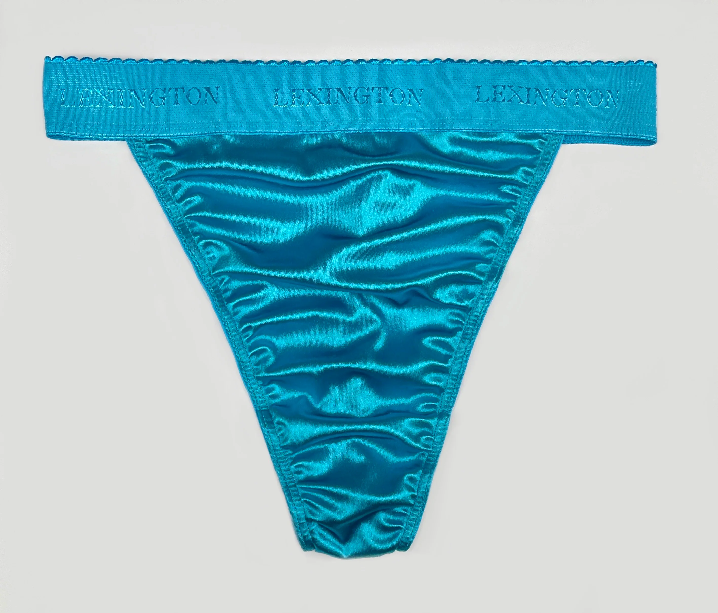 Rio Signature Waistband Satin Thong - Image 2