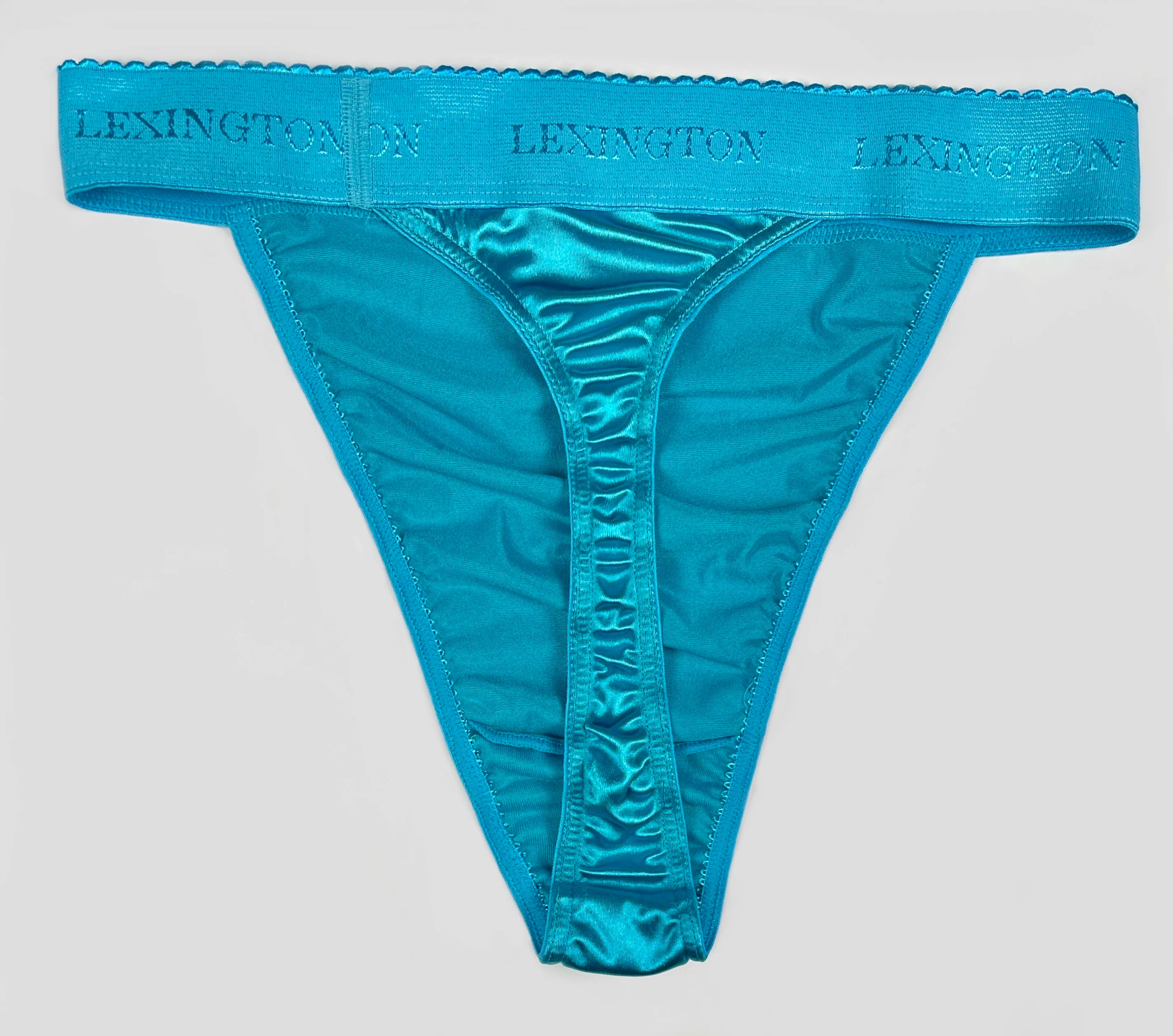 Rio Signature Waistband Satin Thong - Image 3